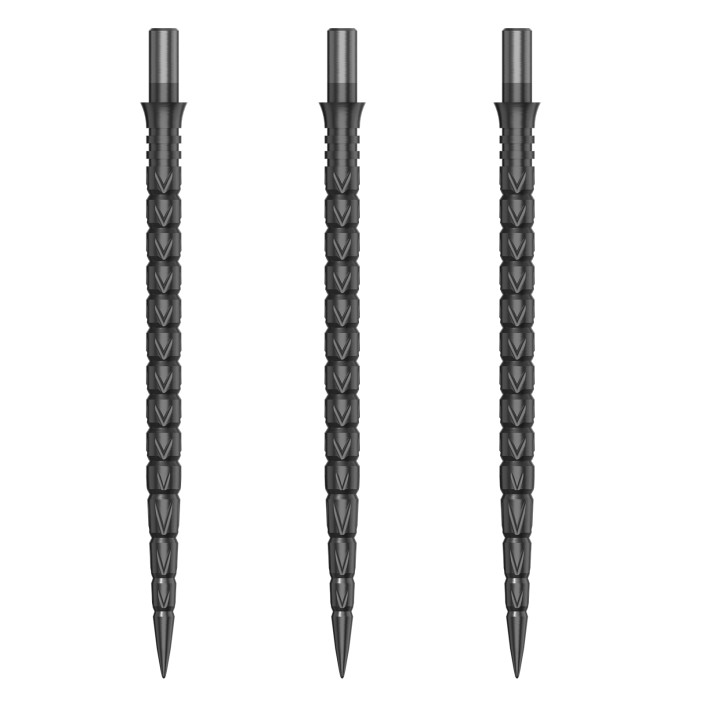 Groty do lotek do steel darta Cuesoul Touch Point II Szare 45mm