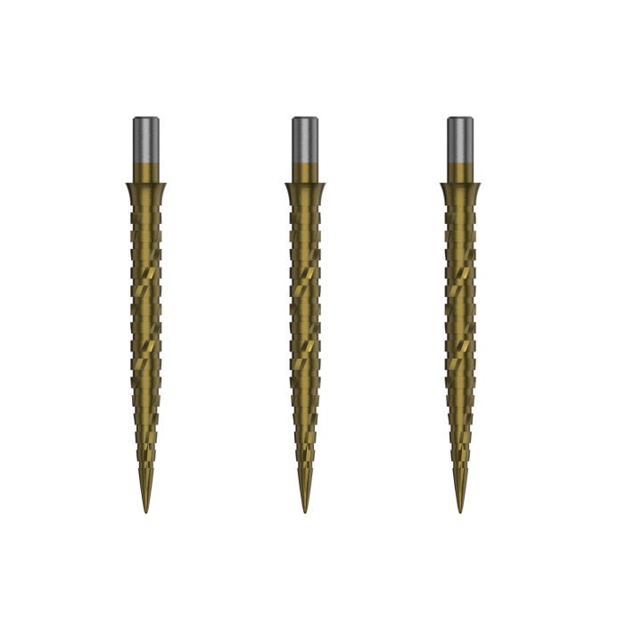 Groty do lotek do steel darta Cuesoul Touch Point II Złote 29mm