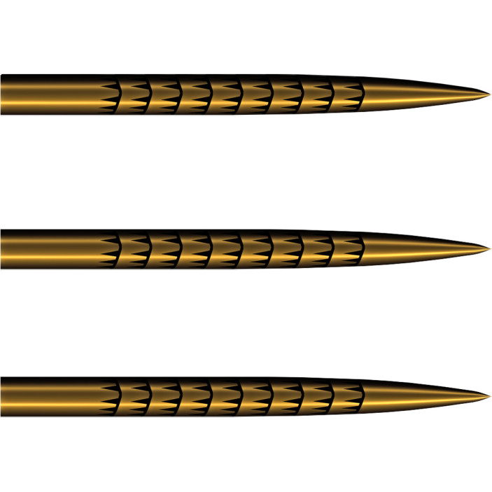 Groty do lotek steel dart Shot Badlands Tracks Złote Gold 45mm