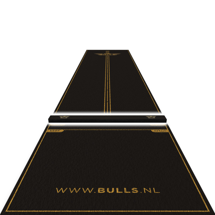 Mata Darterska Bull's Advantage Dywan Carpet Dartmat + Oche Czarna 300x85cm