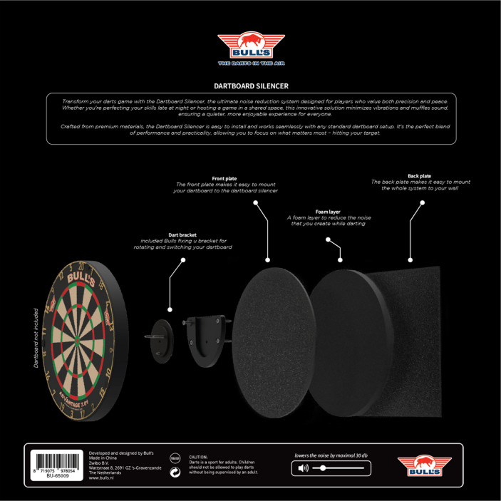 Bull's NL Dartboard Silencer wygłuszenie tłumik do tarczy
