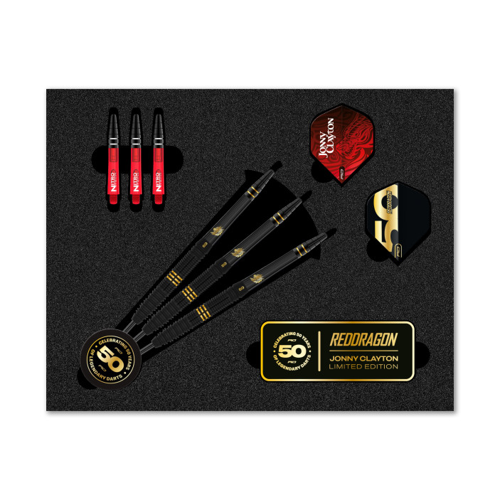 Limitowany Box Red Dragon Jonny Clayton 50th Anniversary 22g