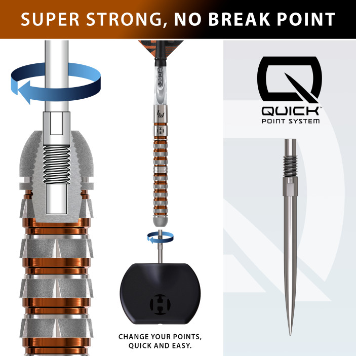 Lotki Rzutki Harrows Luke Woodhouse Series 3 QP Quick Point 90%