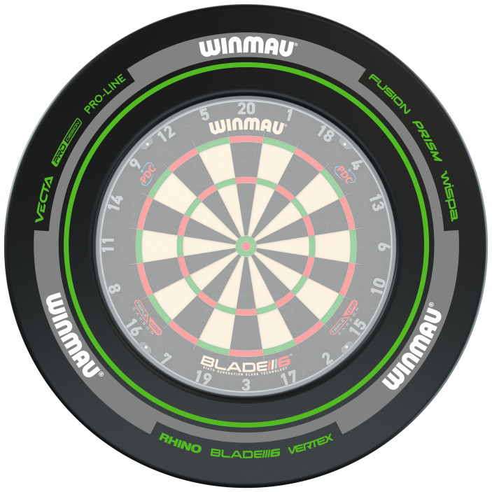 Ring Opona do Tarcz do Darta Winmau Advance Czarna/Zielona