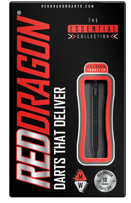 Lotki Rzutki Red Dragon Razor Edge Black 20g Soft 85%