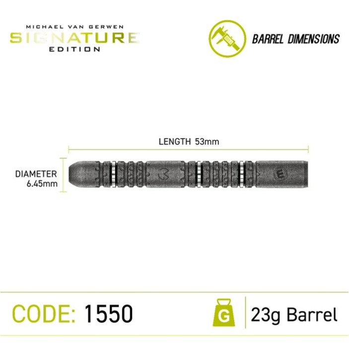 Lotki Rzutki Winmau Michael van Gerwen Signature Edition 90% 23g 