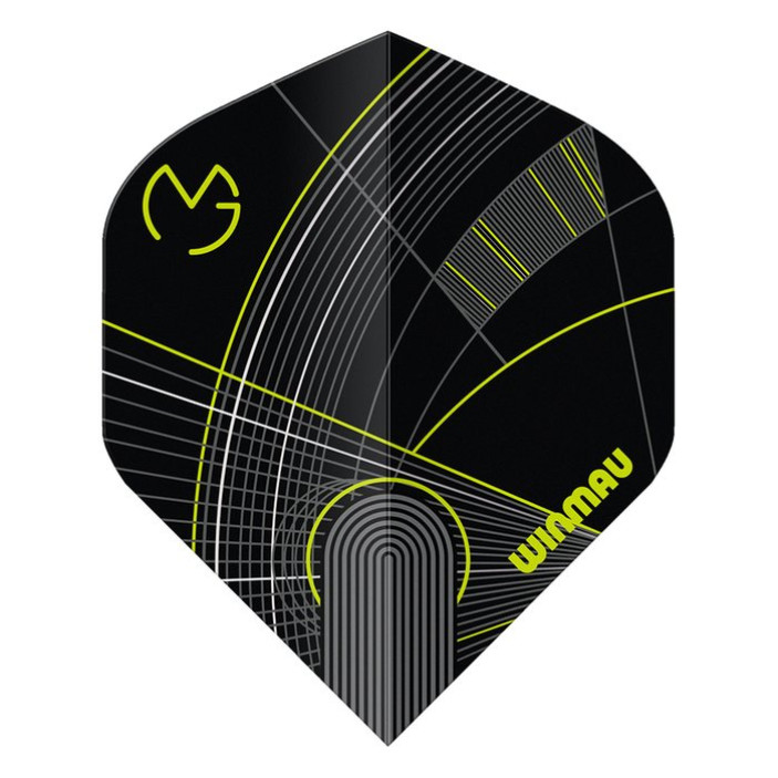 Piórka Winmau Michael Van Gerwen Prism Delta Black Green