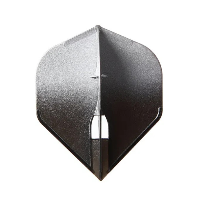 Piórka do darta L-Style L1PRO Standard Two Tone Czarny/Srebrny