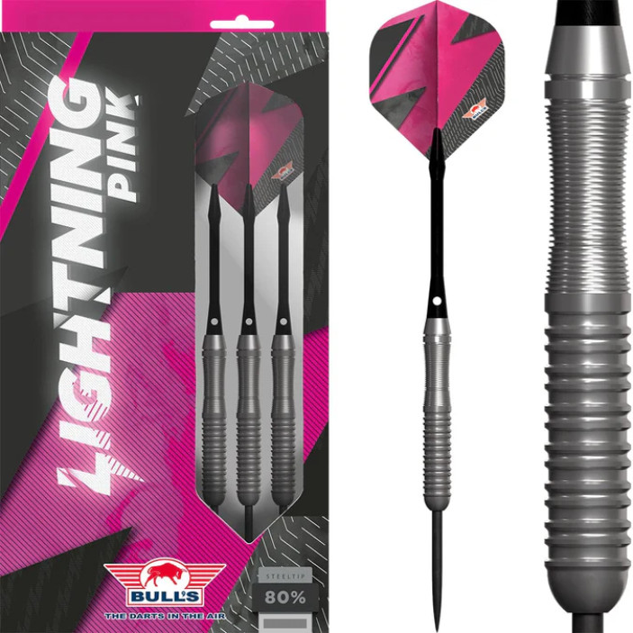 Lotki Rzutki do darta Bull's NL Lightning Pink 80% 22g