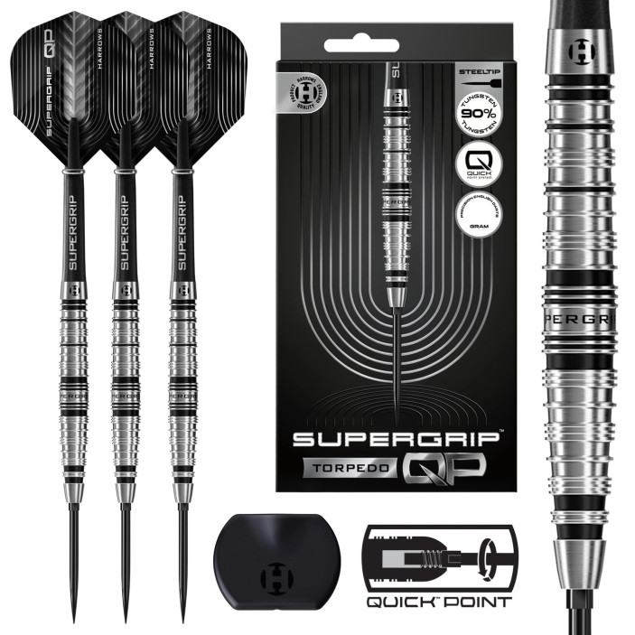 Lotki Rzutki Harrows Supergrip Torpedo QP Quick Point 90% 23g