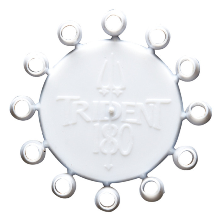 Trident 180 Osłonki do grotów białe (12szt.)