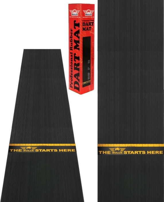 Mata Darterska Bull's NL Rubber Oche Czarna z linią rzutu 300x60cm