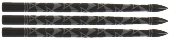 Groty do lotek steel dart Shot Harpoon Arrowhead Czarne Black 38mm