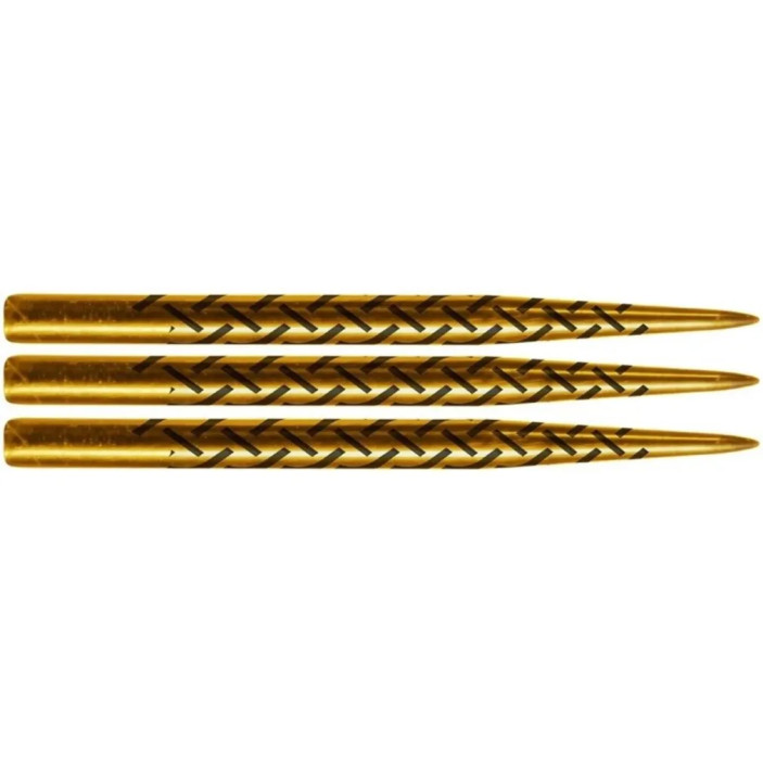 Groty do lotek steel dart Shot Warrior Gold Złote 45mm