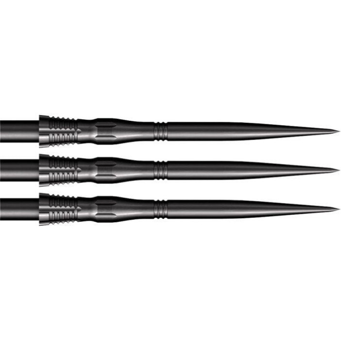 Groty do lotek steel dart Shot Cone Scallop Black Czarne 35mm