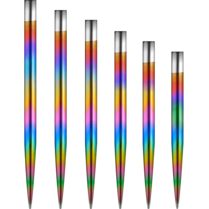 Groty do lotek do steel darta Mission Glide Rainbow 36mm