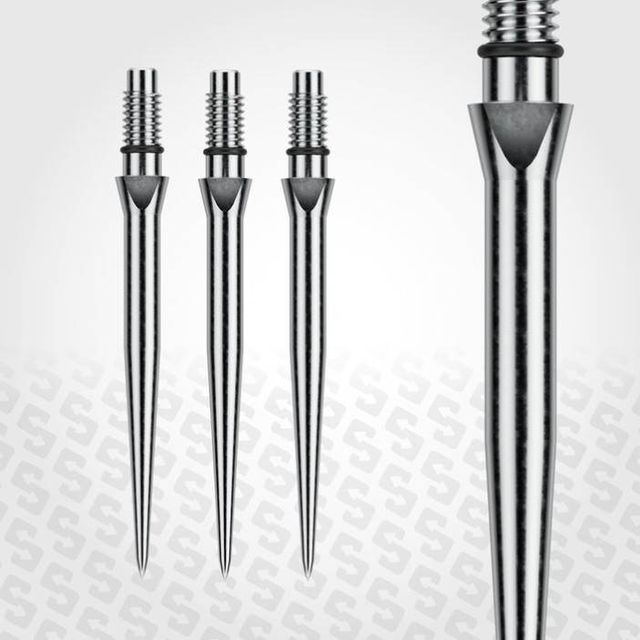 Groty Winmau Switch Point Srebrne Gładkie Smooth Silver 40mm