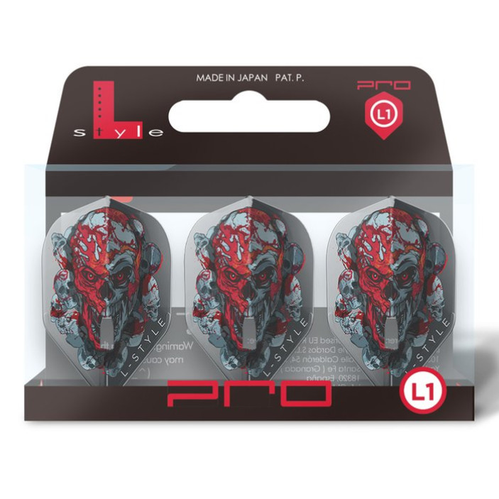Piórka do darta L-Style L1EZ Ryan Searle Clear Black V4