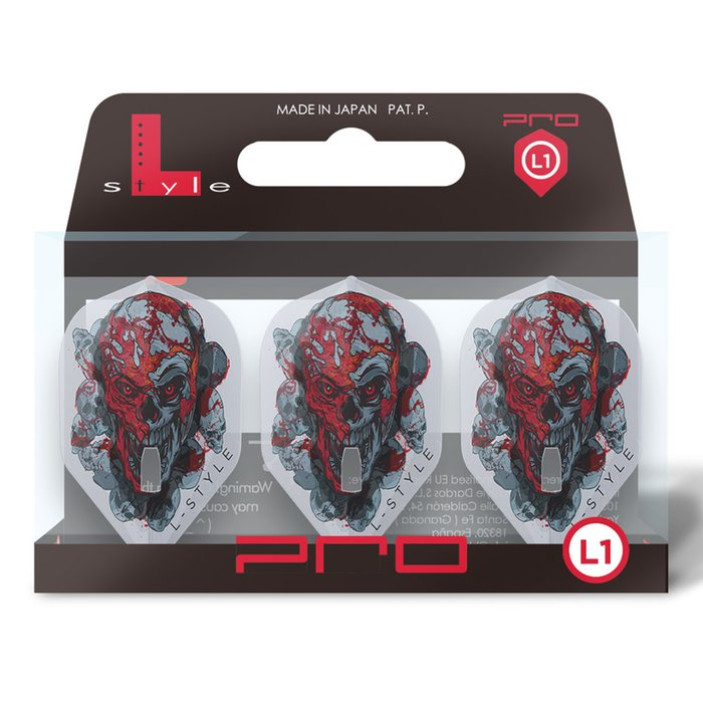 Piórka do darta L-Style L1EZ Ryan Searle Clear White V4