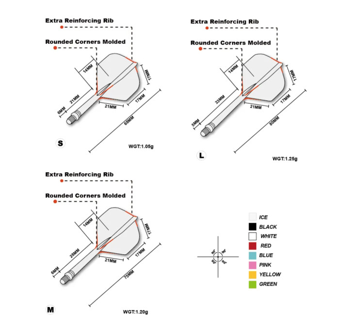 Cuesoul Rost T19 Big Standard Fioletowy/Przezroczysty Medium