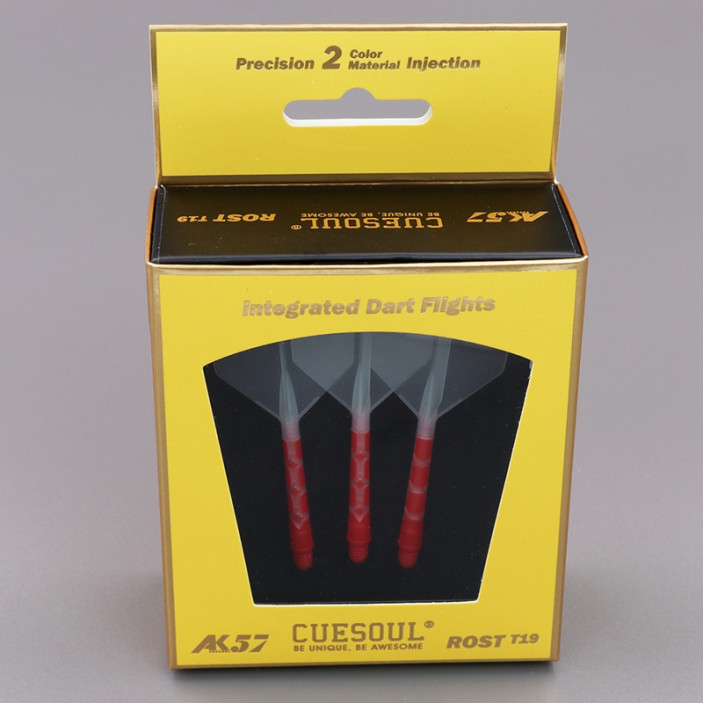 System Cuesoul Rost T19 Big Wing Przezroczysty/czerwony Medium