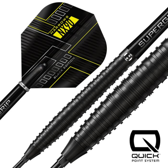 Lotki Rzutki Harrows NX-90 Black QP Quick Point 90% 23g