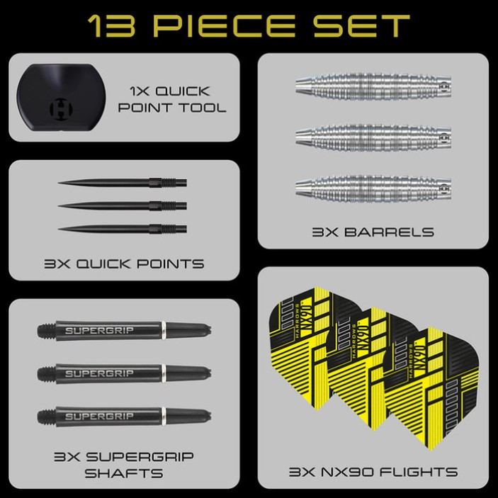 Lotki Rzutki Harrows NX-90 Bomb QP Quick Point 90% 21g