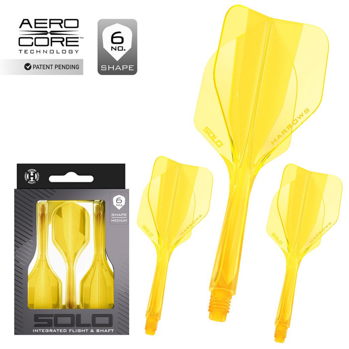 Harrows Solo Short Żółty Yellow No6 