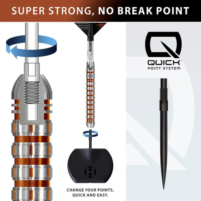 Lotki Rzutki Harrows Luke Woodhouse Series 2 QP Quick Point 90% 21g