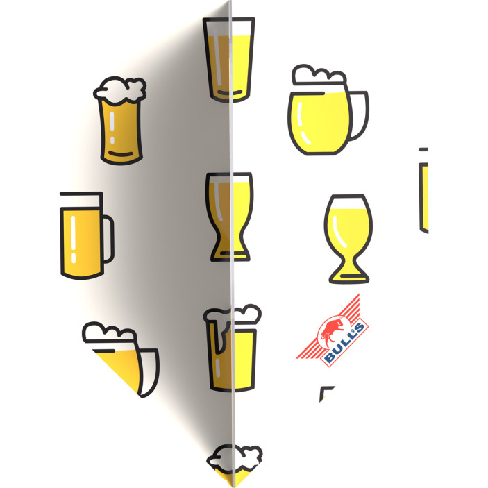 Piórka do darta Bull's NL Beer Cartoons Piwo No2