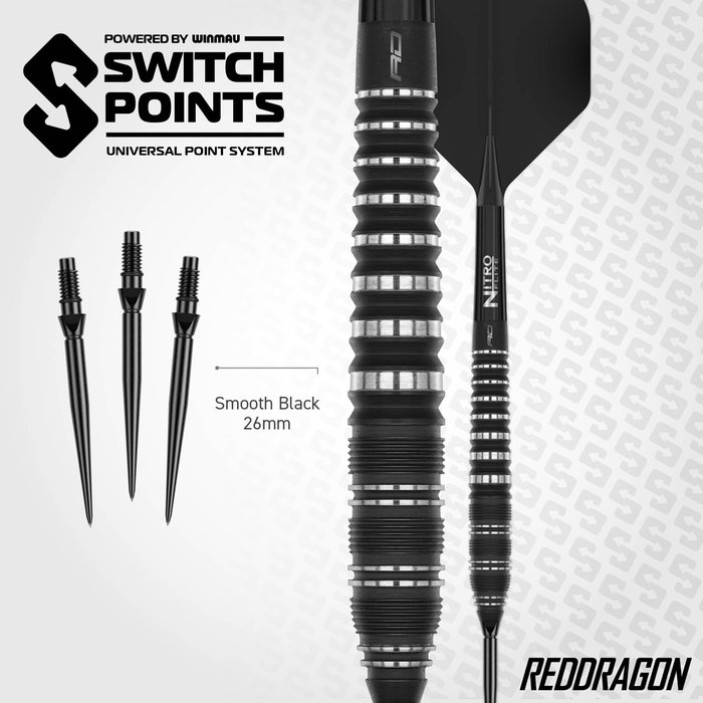 Lotki Red Dragon Sable Torpedo Black Switch Point 90% 23g