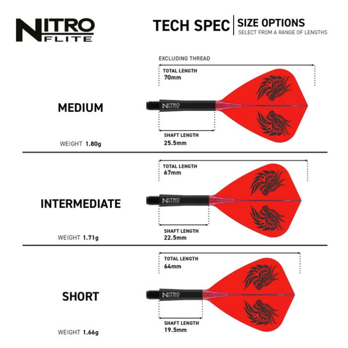 Red Dragon Nitro Flite Jonny Clayton Short Kite