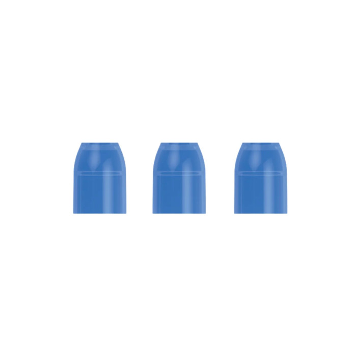 Kapturki do shaftów i piórek L-Style Champagne Rings Niebieskie Blue