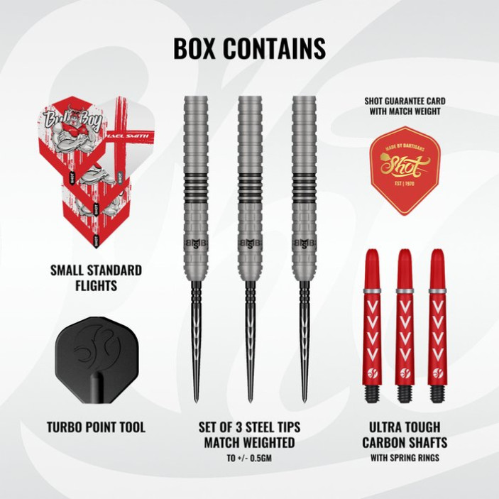 Lotki Rzutki Shot Michael Smith Series 2 Turbo Point 90% 24g