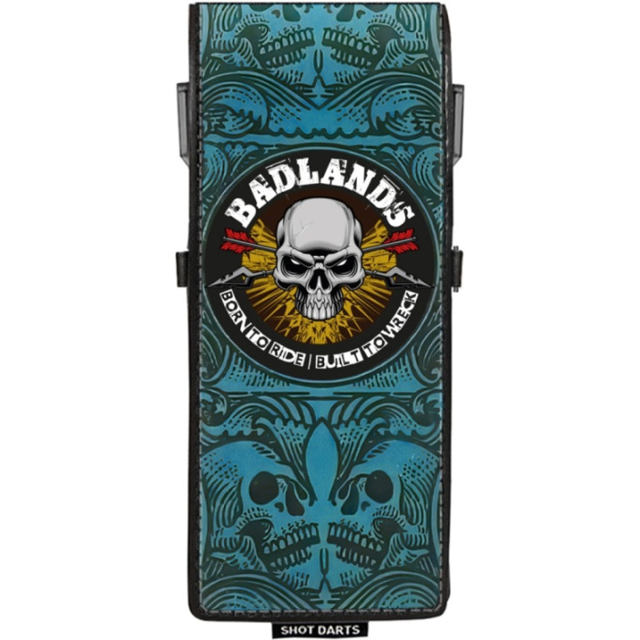 Etui na lotki Shot Inked Badlands Blue Niebieskie
