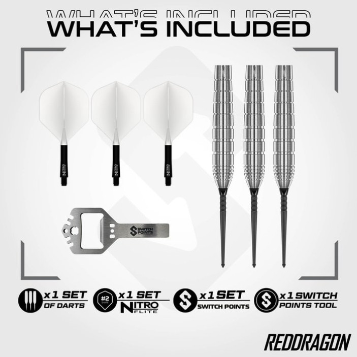 Lotki Red Dragon Luke Humphries TX1 Pioneer Switch Point 90% 22g
