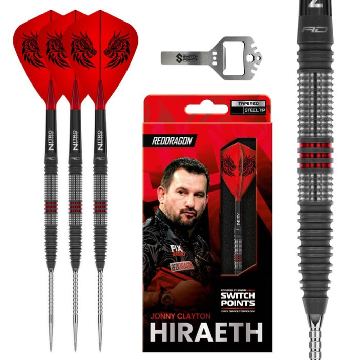 Lotki Red Dragon Jonny Clayton Hiraeth Switch Point 90% 22g