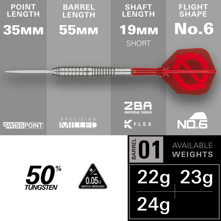 Lotki Rzutki Target Group Ø 50% 01 23g SP