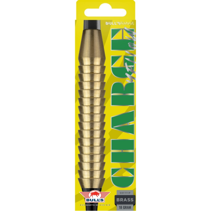 Rzutki do darta Bull's Charge Yellow Żółte Brass Soft 18 gram