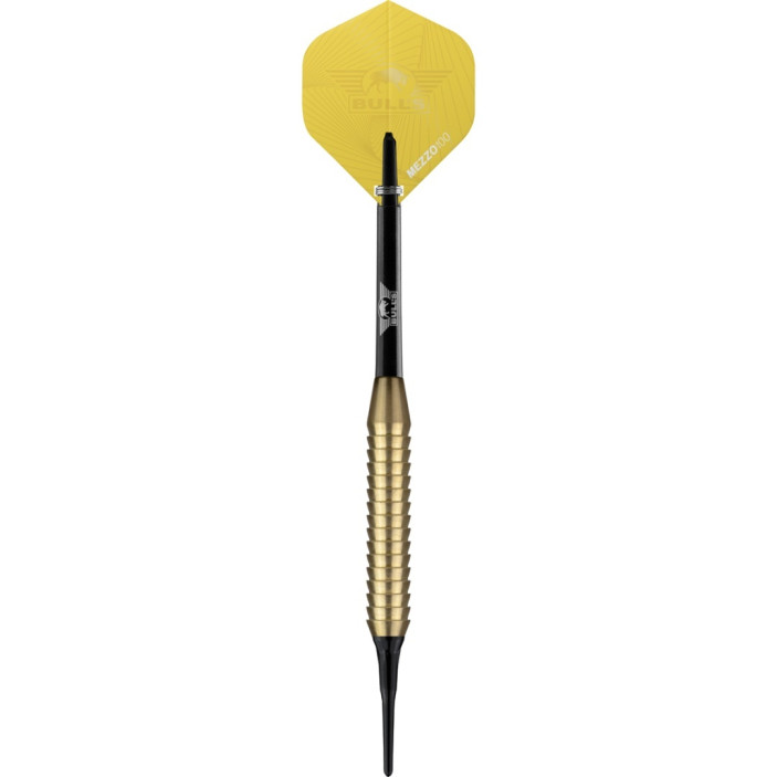 Rzutki do darta Bull's Charge Yellow Żółte Brass Soft 18 gram