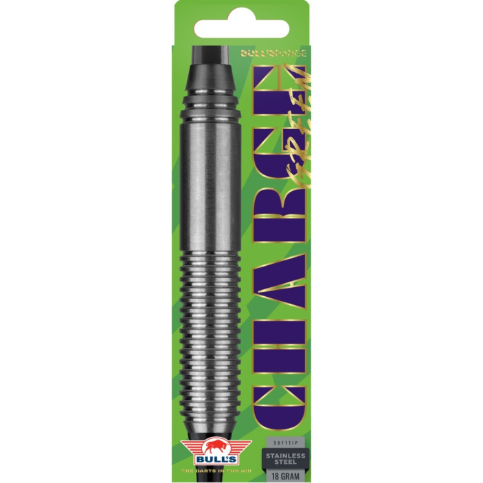 Rzutki do darta Bull's Charge Green Stainless Brass Soft 18 gram