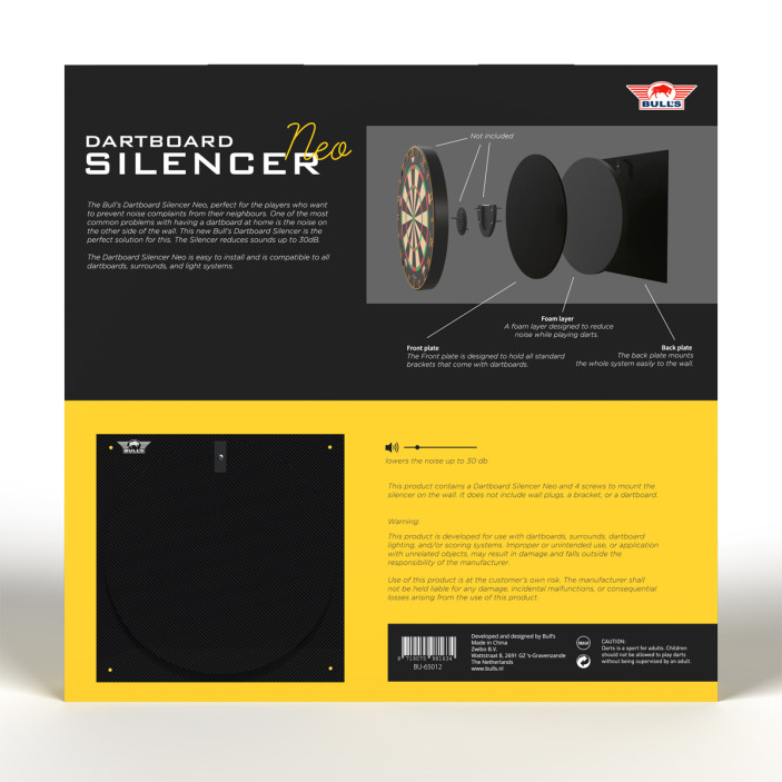 Bull's NL Dartboard Silencer Neo wygłuszenie tłumik do tarczy