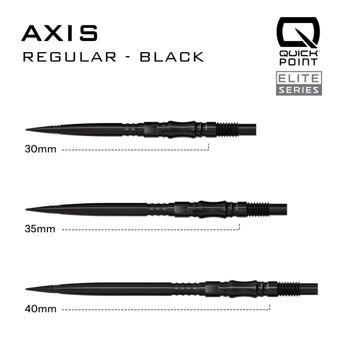 Groty Harrows Axis Quick Point Black Czarne 35mm