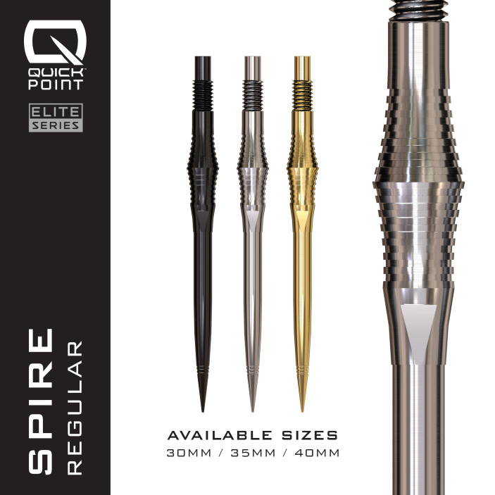 Groty Harrows Spire Quick Point Gold Złote 35mm