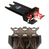 Pokrowiec Etui na rzutki Bull's ACRA X Czarny Black