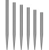 Groty do lotek do steel darta Mission Glide Srebrne SIlver 38mm