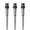 Groty dokręcane 2BA Mission Titan Ripple Silver 30mm