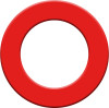 Ring Opona ochronna Tarczy do Darta XQMax  Red Czerwona