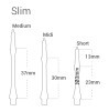 Shafty Harrows Clic Slim Midi Clear