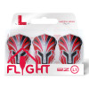 Piórka do darta L-Style L1EZ Standard Prime Red Czerwone